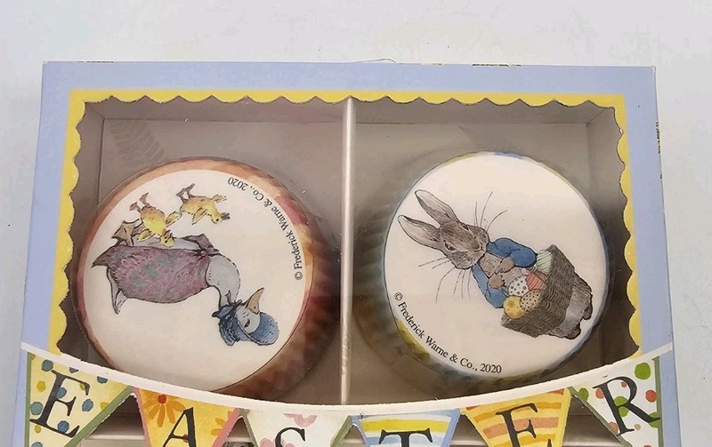 Beatrix Potter Peter Rabbit Easter Cupcake Kit By Meri Meri 24 Cases Topper NEW gallery