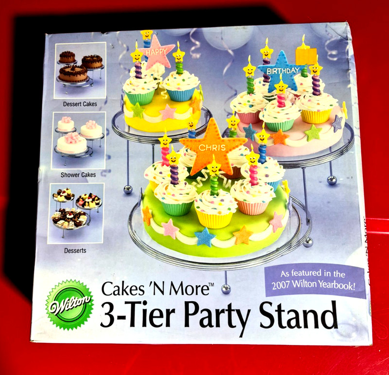Wilton Cakes N More 3-Tier Party Stand Cakes Appetizers Party Celebration