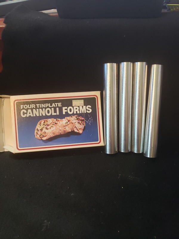Fox Run Set of 4 Tinplated Steel Cannoli Forms