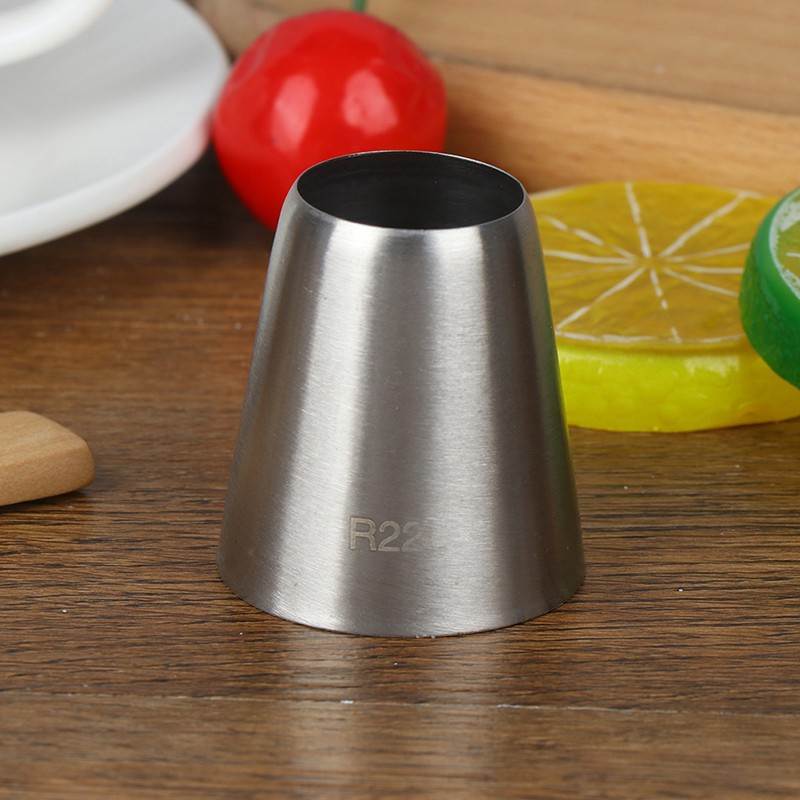 R22L Round Piping Tip Decorating Nozzle Pastry Tips Fondant Cake Pastry Tool AY gallery