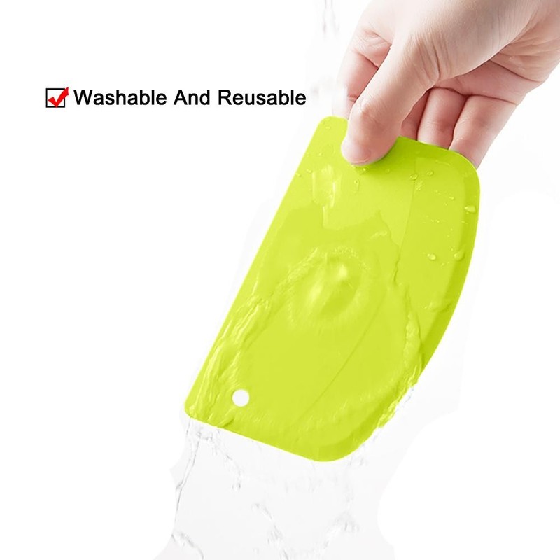 1pc 20g 4 Colour Plastic Cake Cream Spatula Dough Knife Cutter Butter Batter Scr gallery