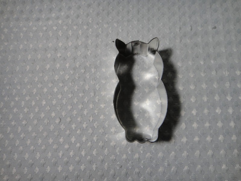 Cookie Cutter Owl 3 1/8″ Metal Cutter Kitchen Tool Bird Wildlife