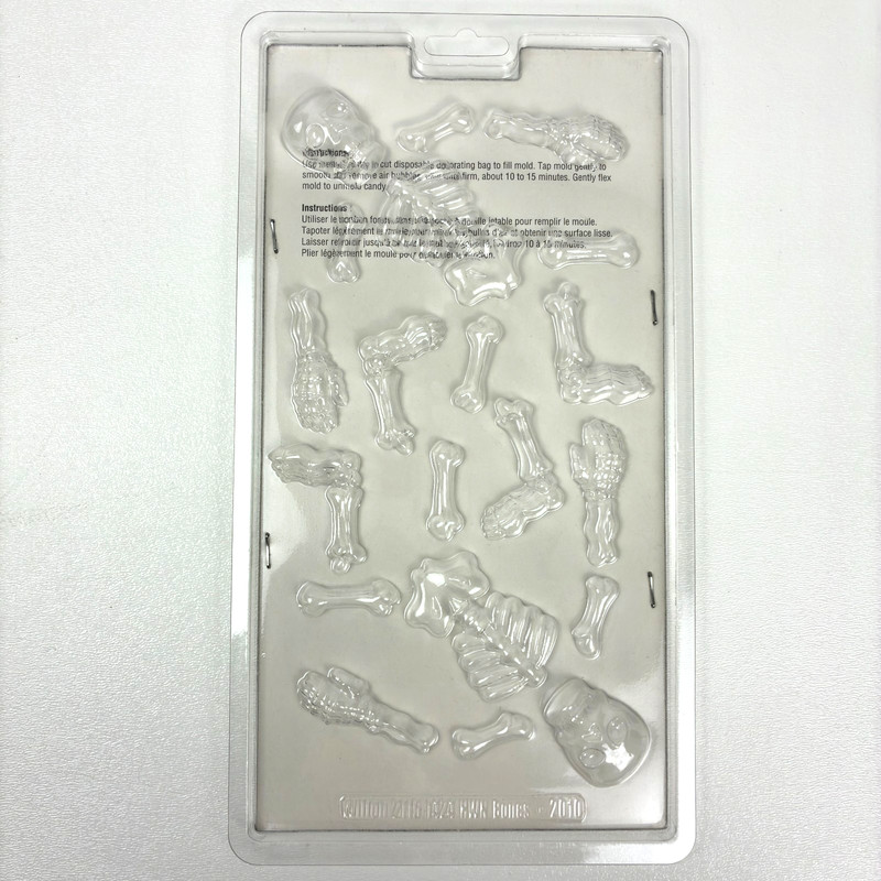Celebrate It Halloween Skeleton Bones Candy Mold 10.5 x 6 gallery