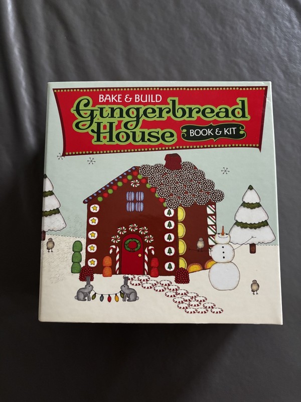Bake & Build Gingerbread House Book & Cookie Cutter Kit