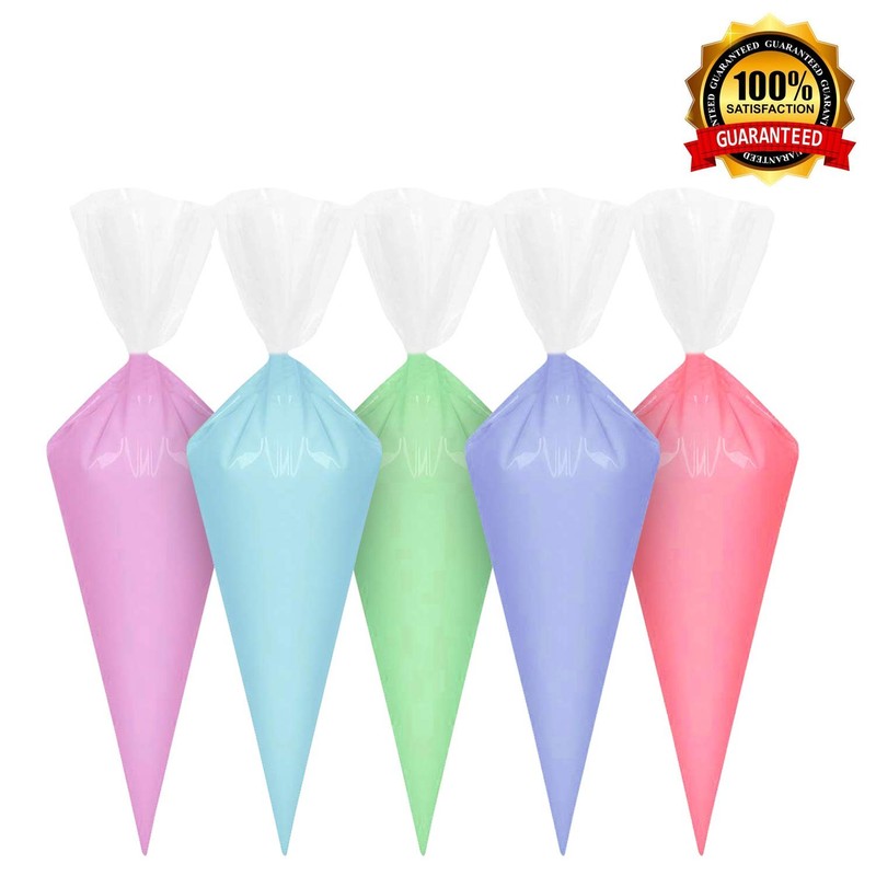 Extra Thick 100 Pack 18 Inch Disposable Piping Bag Pastry Icing Bag Cake Deco... gallery