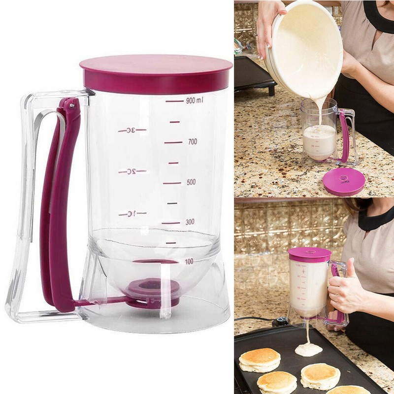 900ml Batter Dispenser DIY Muffin Cupcake Pancake Kitchen Measuring Baking Tools gallery