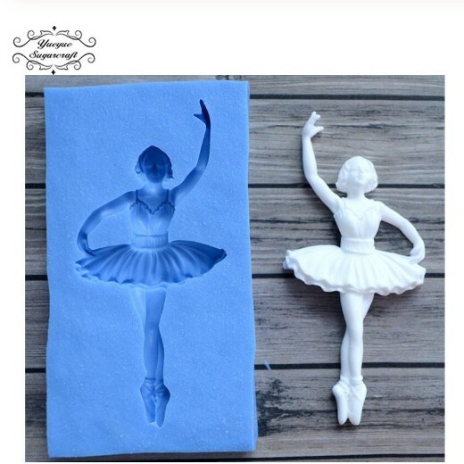 m STAMPO BALLERINA DANZA CLASSICA DECORAZIONI TORTE CIOCCOLATO DOLCI BISCOTTI