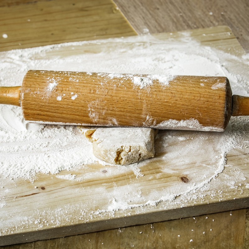 Wooden Rolling Pin Nylon Bearings Small gallery