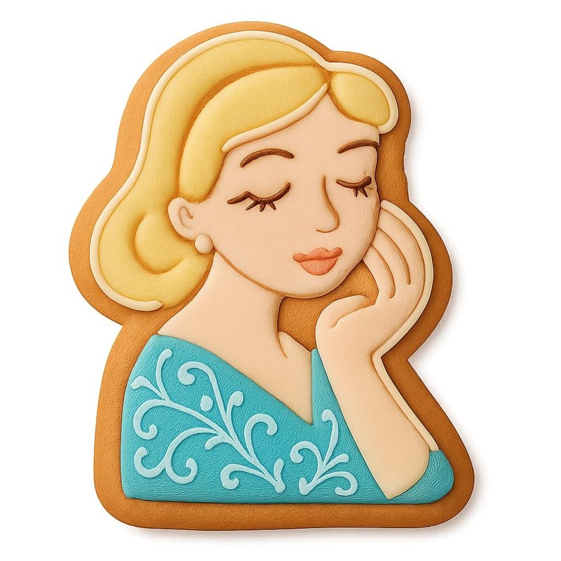 Playful Coquette Cookie Cutter & Stamp, Fondant & Clay - 3x4 gallery