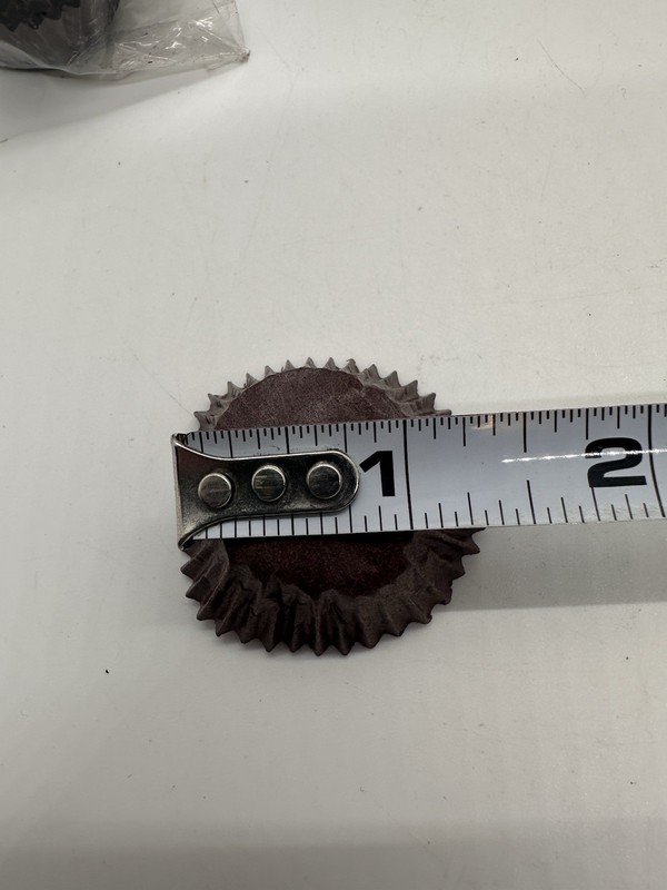 Mini Brown Cupcake Liners 1” Candy Truffle Cups Bakery Parchment Lot of 4 gallery
