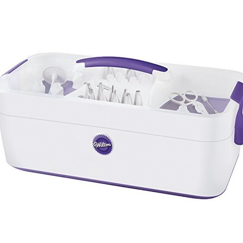 Wilton Decorator Preferred Cake Decorating Tool Caddy White/Purple gallery