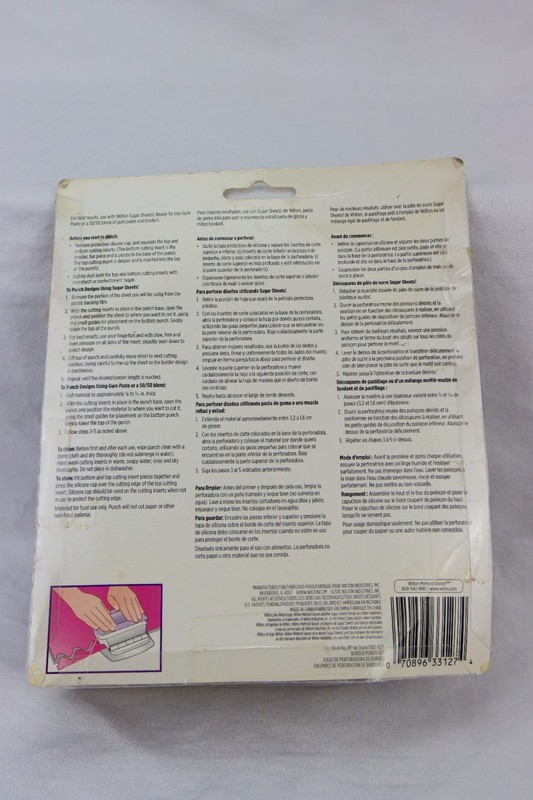 Wilton Sugar Sheets Punch Sets, Oval and Scallop Border, LOT OF 2 gallery