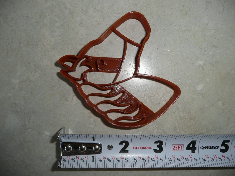 HORSE HEAD FACE SIDE VIEW DETAILED FARM RANCH ANIMAL COOKIE CUTTER USA PR5036 gallery
