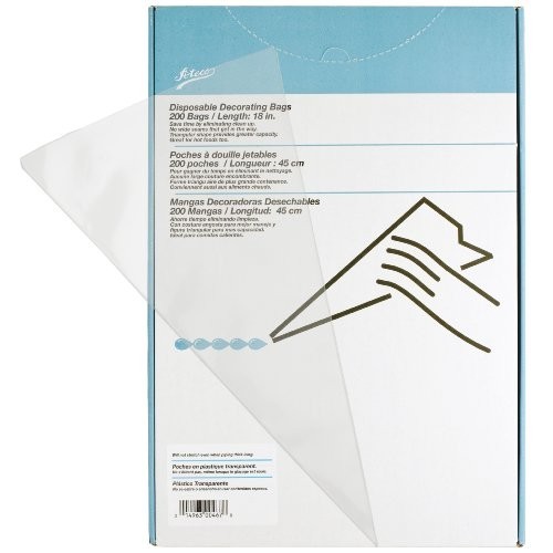18-Inch Soft Disposable Decorating Bags - 200 Pack for Baking & Cake Decorating gallery