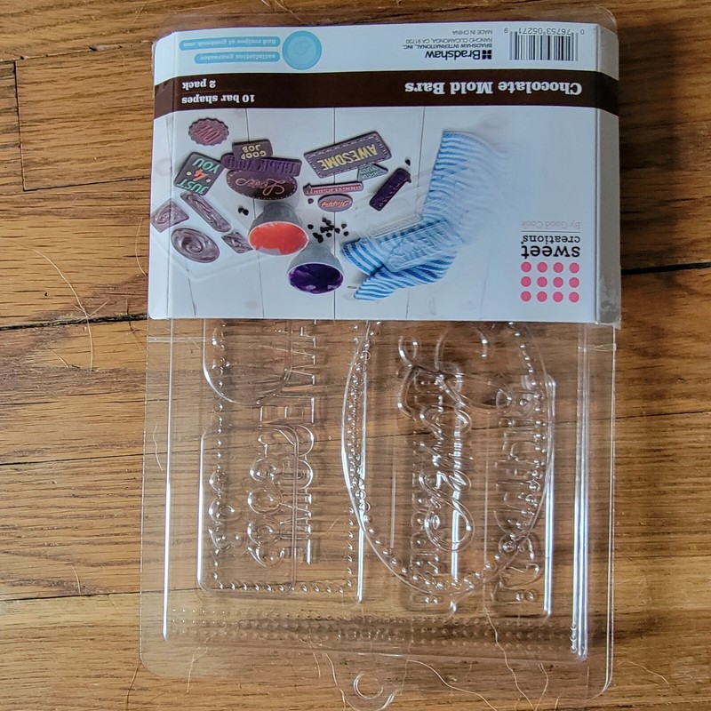 (35) 2 Pack Sweet Creations Chocolate Bar Molds