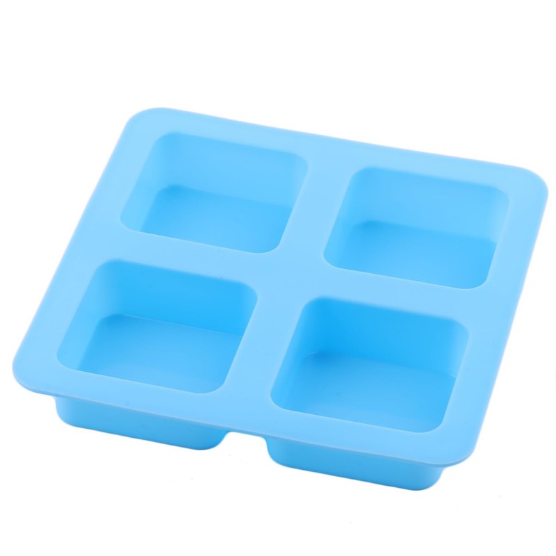 4 Cavity Square Silicone Chocolate Molds Smores Mold For Marshmallows Brownie... gallery