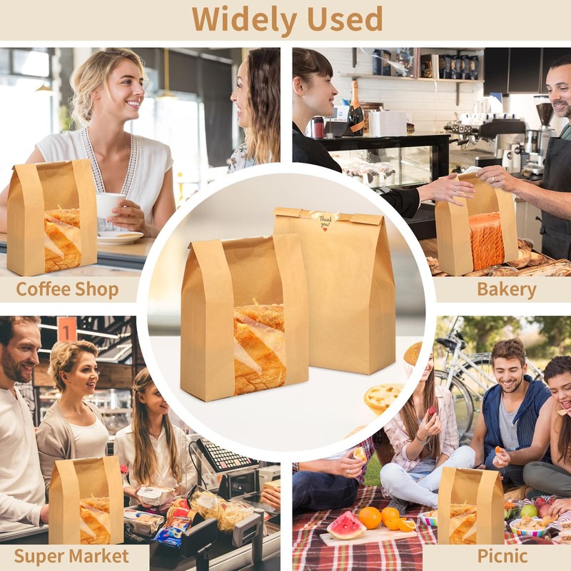 30 Pcs Bread Bags for Homemade Bread, 13.7 x 8.3 x 3.5 Inch Large Sourdough K... gallery