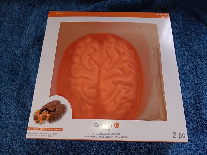 Celebrate It Halloween "Brain" Chocolate Smash Mold Kids Cook New Hammer Box $$ gallery