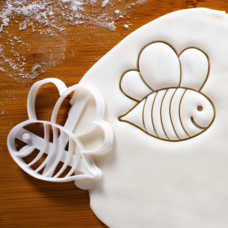 Cute Bee & Beehive Cookie Cutters - baby shower honey honeybee spring garden gallery