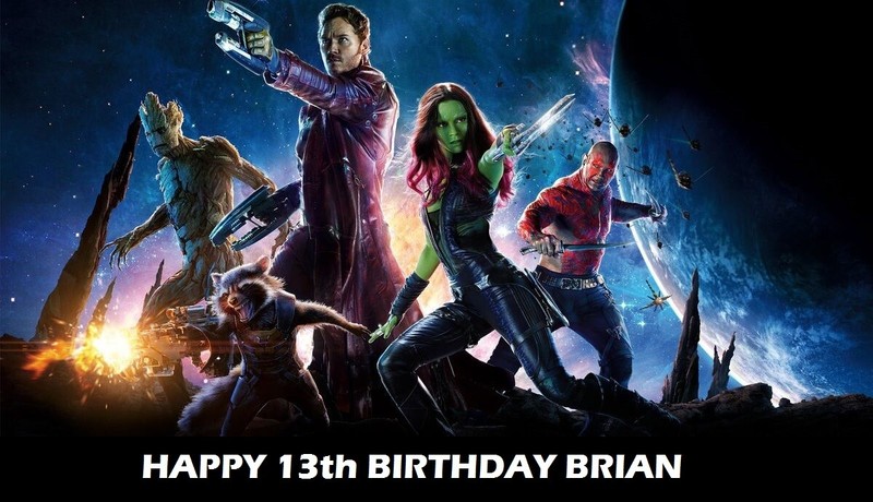 Guardians of the Galaxy Edible Cake Topper Decoration