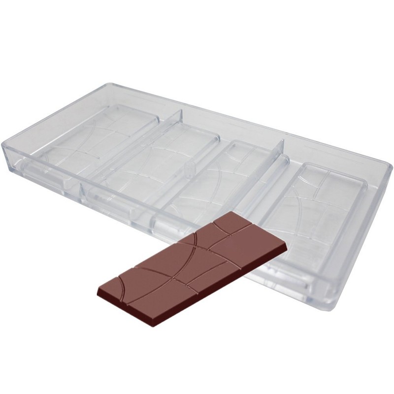 Plain Bar Chocolate Mold Polycarbonate Candy Bar Mold Fancy Bars PC Chocolate...