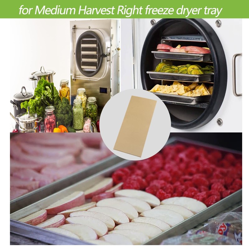 150 PCS Medium Freeze Dryer Paper Mats for Harvest Right 16x24 inches, Brown gallery