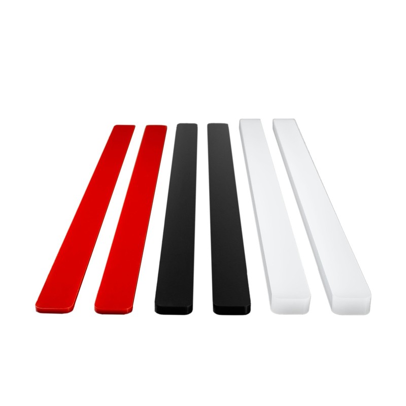 Daddio’s Fondant & Dough Leveler Set, 13.75 x 0.75 Inch, White, Black, Red