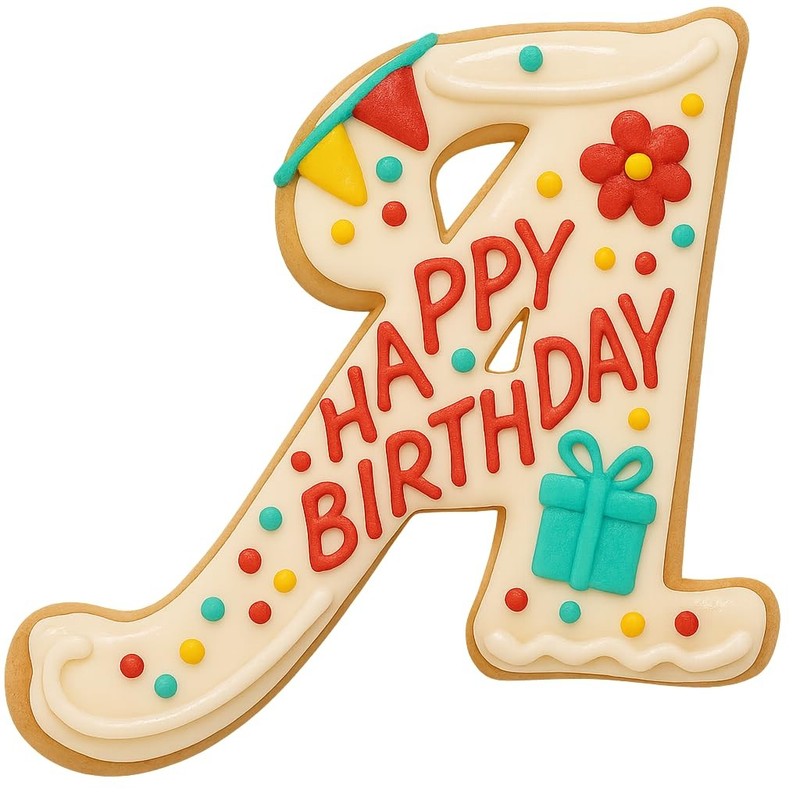 Fancy Cursive Letter Cookie Cutter for Baking Fondant Clay Gifts Kitchen gallery