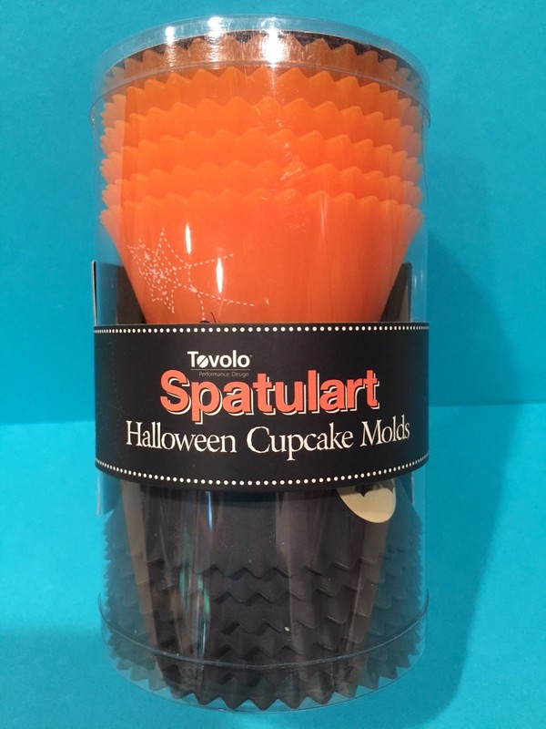 TOVOLO Spatulart Silicone CUPCAKE MOLDS (12) HALLOWEEN – SIX Designs Super Cute!