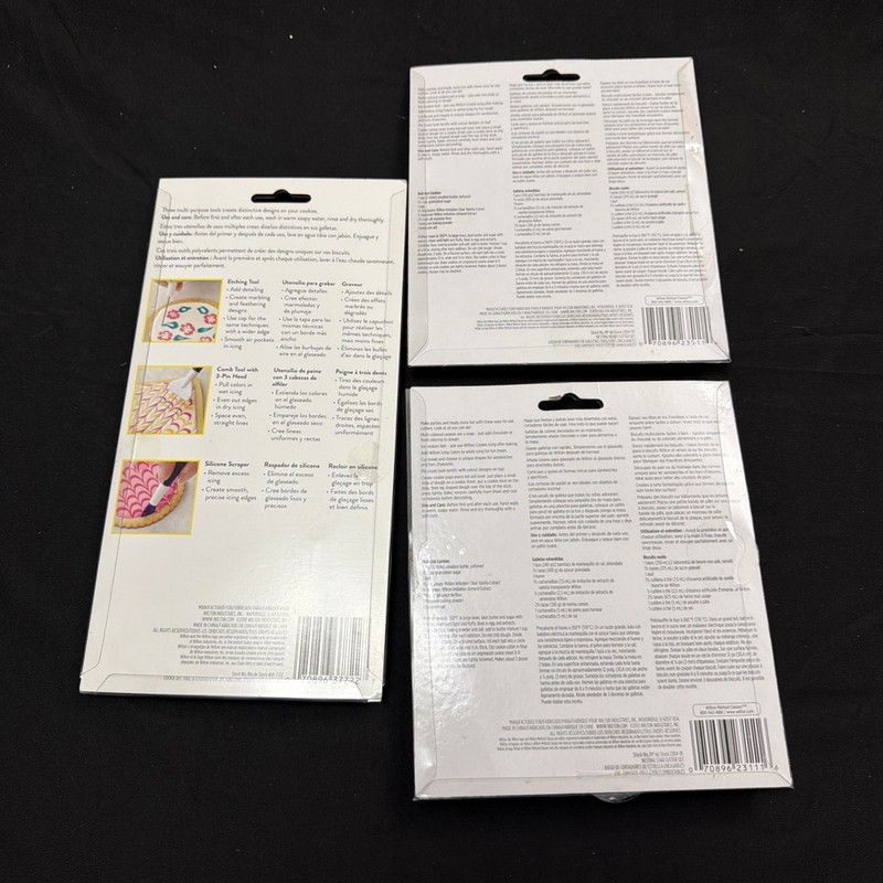 Wilton Heart & Stars Nesting (6) Cookie Cutter Sets With Cookie Tool Set, New gallery