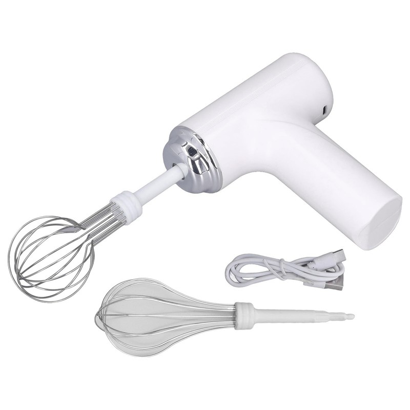 Electric Egg Beater Handheld Whisk Cordless 3 Speed Food Mixer For Batter gallery