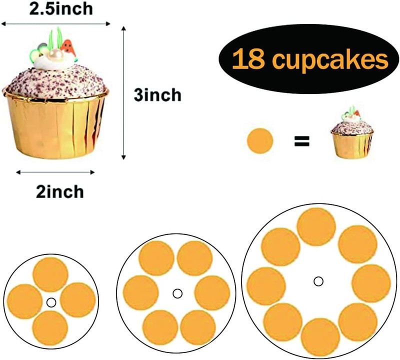 3 Tier Cupcake Stand Cake Stand - Plastic Tiered Serving Tray for Desserts, Cand gallery