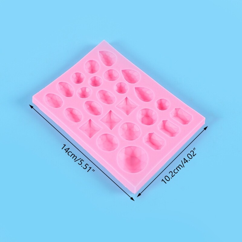 Geometric Gem- Fondant Chocolate Mold Cake Decorating Tool Baking Accessories gallery