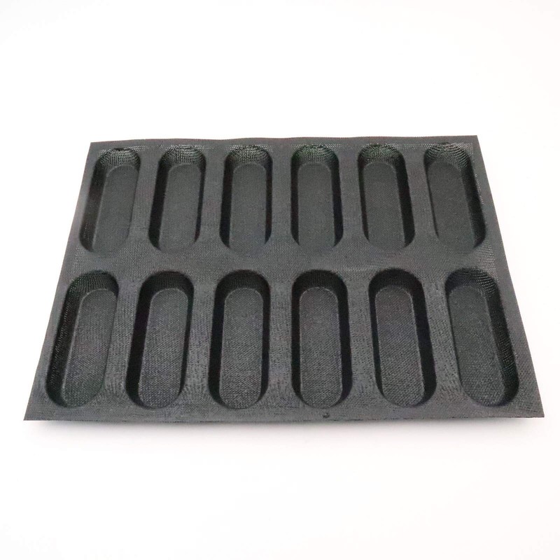 Silicone Dog Bread Forms Mini Baby Sandwich Baking Molds Food Grade Perforated