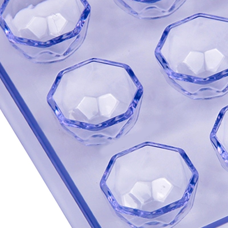 Flexible 21 Cavity Gemstones Shape Chocolate Mold For Creative Baking Projects gallery