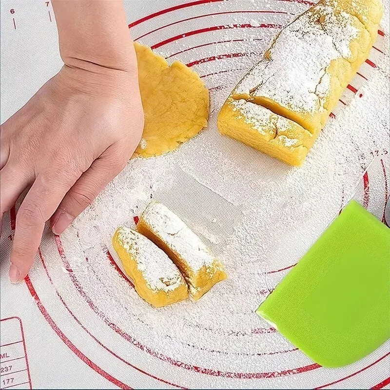 Plastic Dough Scraper Knife Smooth Cake Pastry Spatula Baking Tool gallery