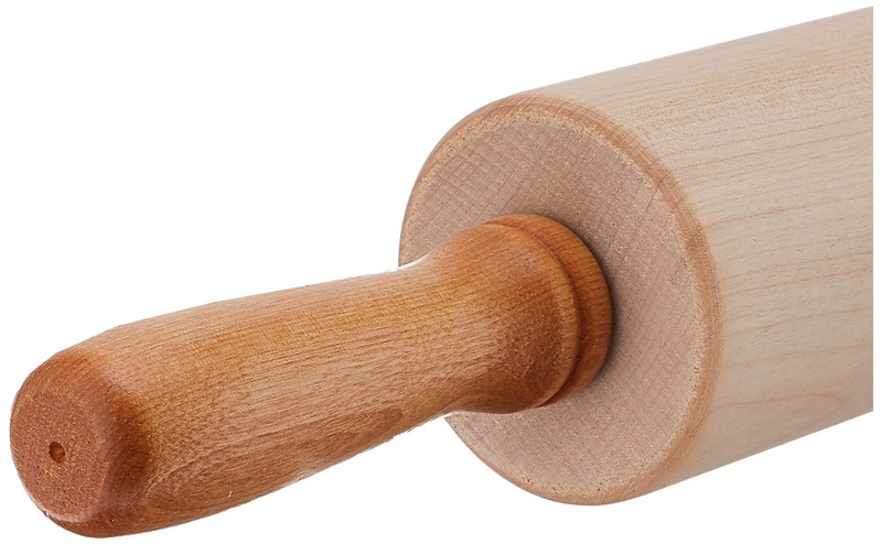 J.K. Adams 12-Inch-By-2-3/4-Inch Maple Wood Medium Gourmet Rolling Pin Grp-3 gallery