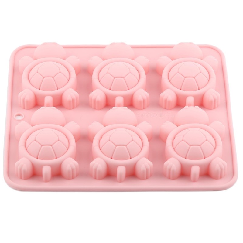 AIBOYA 6 Cavity Turtle Silicone Candy Molds For Candy Chocolate Set Of 2 gallery