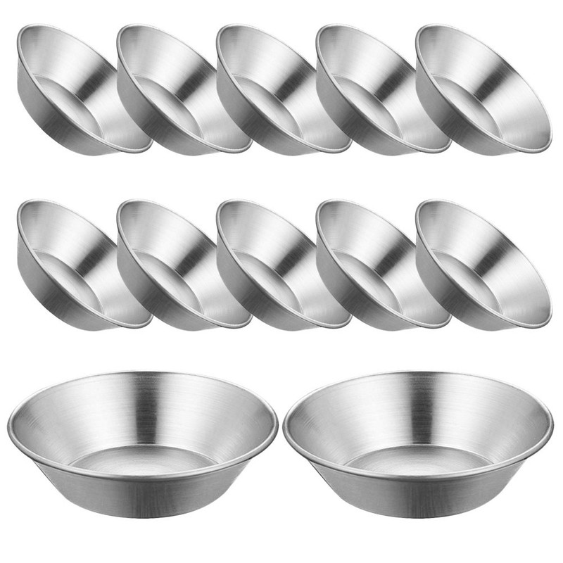 12 Pcs Egg Tart Mold Pastry Baking Pan Non Stick Oven Cake Mold for Party gallery