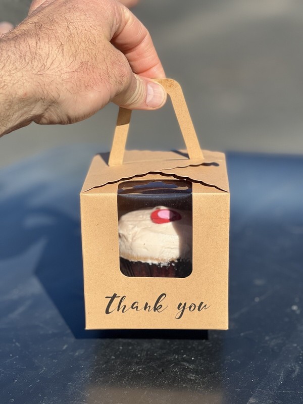 100 Cupcake Box Holder Tower Party Gift Favor THANK YOU gallery