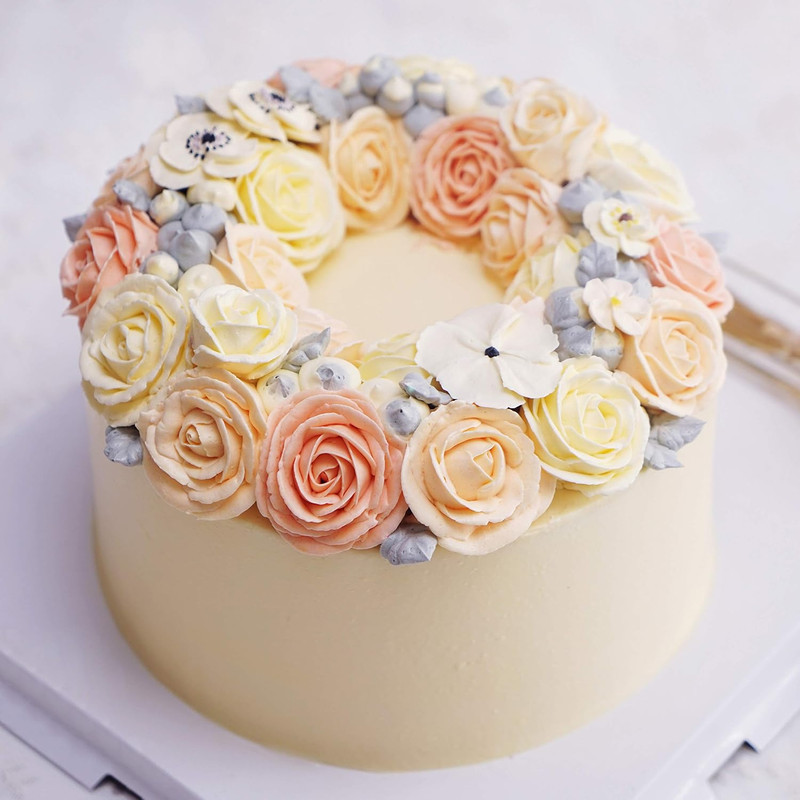 Big Flower Nails 2Pcs Set, Stainless Steel Cake Flower Baking Decorating Tool, D gallery