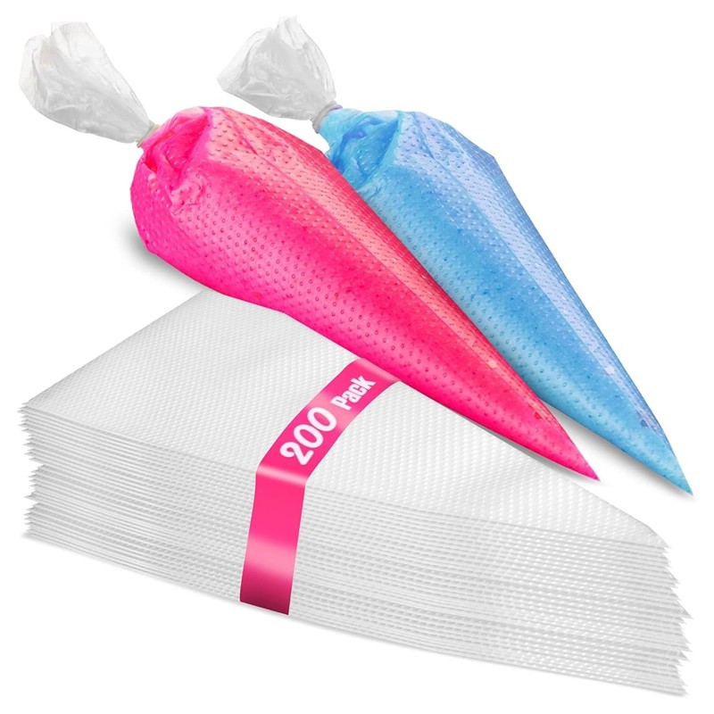 200 Pack Anti Burst Piping Bags 12 Inch Tipless Icing Icing Frosting Tool