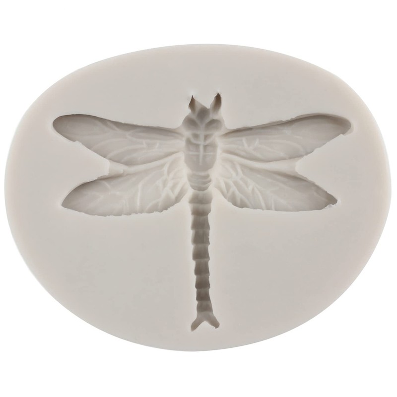 4 Pack Dragonfly Silicone Fondant Mold for DIY Cupcake Cake Topper Decor gallery