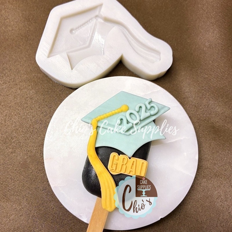 Graduation Cap silicone mold.