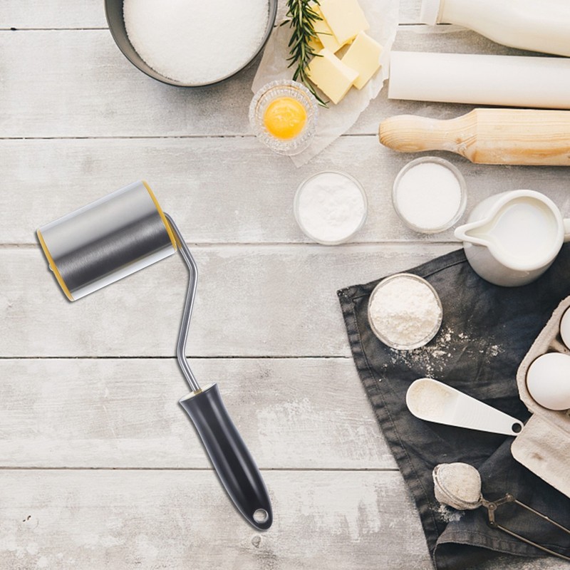 Kitchen Roller Pin Stainless Steel Rollers Dumplings Pasta Cookie gallery