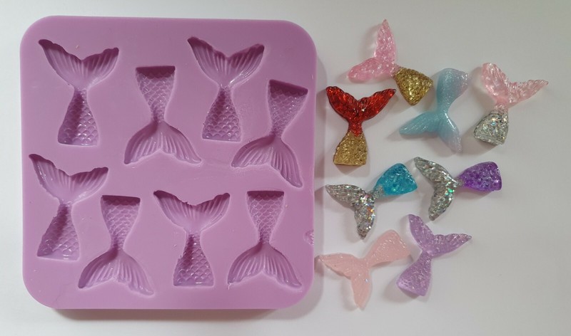 Siren Code Silicone Cake Topper Mold, Resin etc.