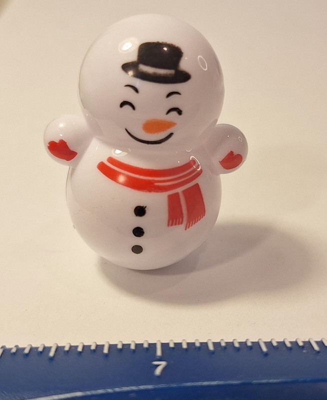 Tiny Roly Poly Snowman Trees Cake Toppers Crafts 27 Pieces Christmas Holiday Set gallery