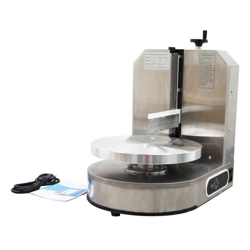 4-12inch Cake Cream Spreading Coating Smearing Machine Stainless Steel 60-320RPM gallery