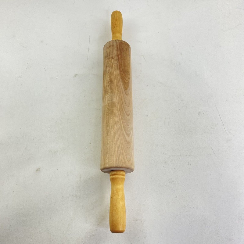 JK Adams Gourmet Rolling Pin 12" Barrel x 2 3/4" Hardwood Heavy 2lb Solid USA gallery