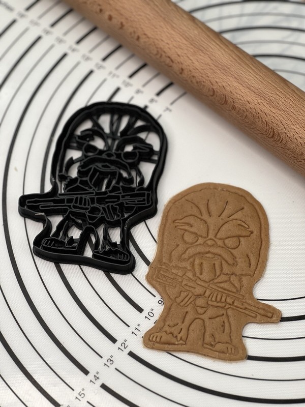 Black Krrsantan Cookie Cutter & Mold Produced by 3D Kitchen Art gallery